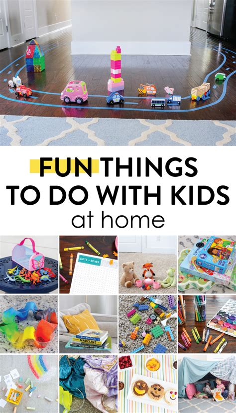 Simple Things To Do With Kids At Home The Littles And Me