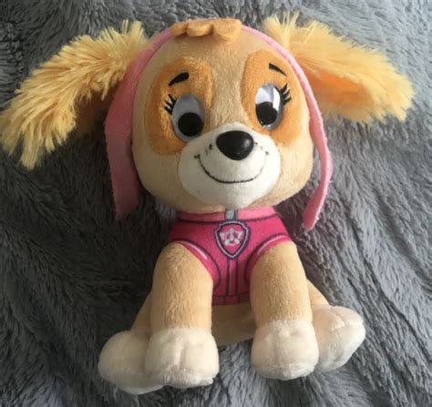 Paw Patrol Nick Jr Skye The Pink Puppy Dog Plush Stuffed Animal Toy