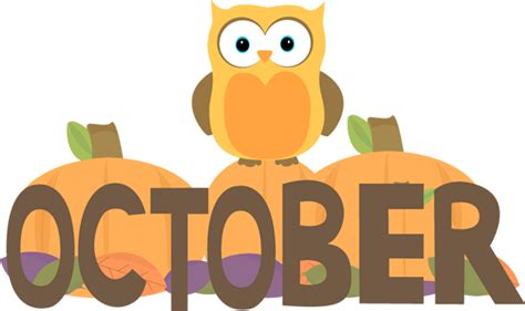 October Clip Art Clipart Best