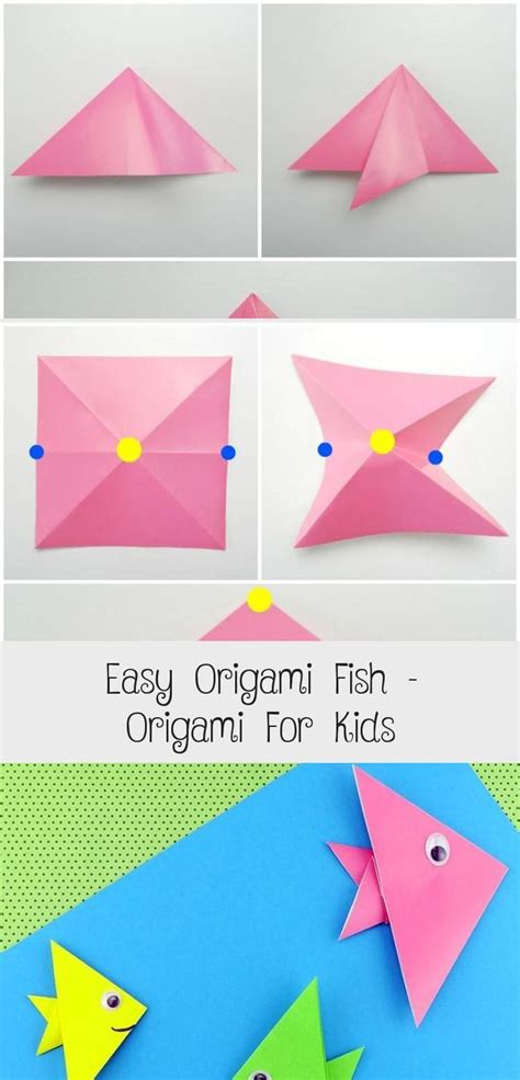 Super Simple Origami Fish For Kids Step By Step Tutorial Perfect For