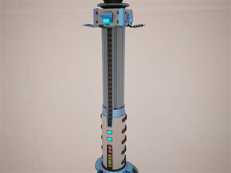 Sci Fi Locator 3d Model