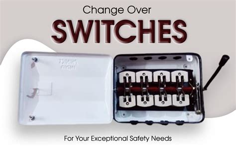 Dehmy Change Over Switches White 4 Pole 32 Amps 415 Volts Amazon