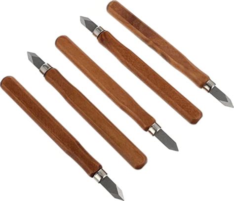 Doitool 5pcs Marking Knife Woodworking Thin Blade Dual