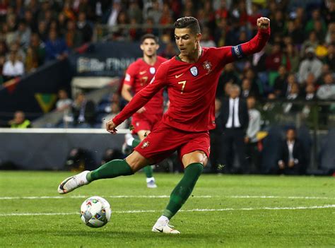 Portugal Cristiano Ronaldo Rêve De La Ligue Des Nations Ensemble
