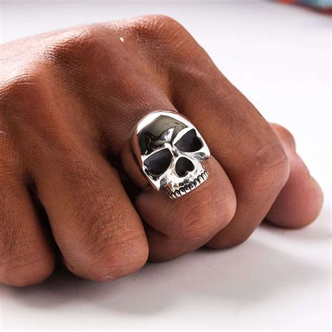 Keith Richards Silver Skull Ring