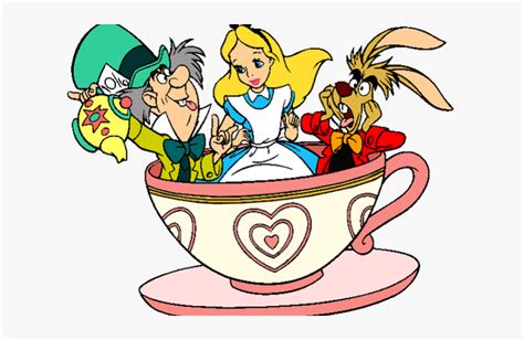 Transparent Tea Party Png Cartoon Alice In Wonderland Tea Png