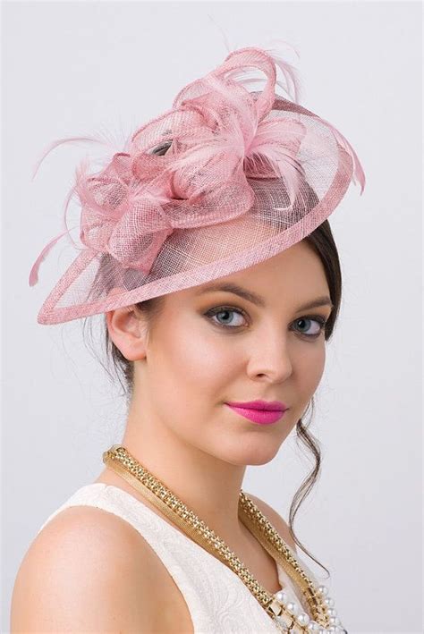 Mauve Pink Fascinator Penny Mesh Hat Fascinator Etsy Pretty Hats Fancy Hats Fascinator