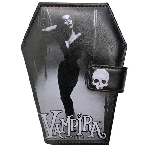 Classic Vampira Coffin Wallet Violet Vixen