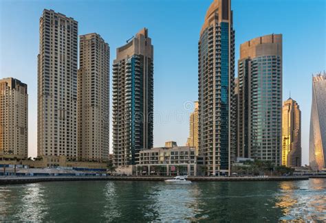 View Of Dubai Marina United Arab Emirates Editorial Photo Image Of