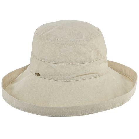 Cotton Round Crown Hat With 3 Brim Gemplers