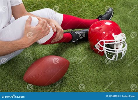 Injured American Football Player Stock Photo Image Of Misfortune