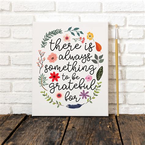 There Is Always Something To Be Grateful For Canvas Wall Art Canvas