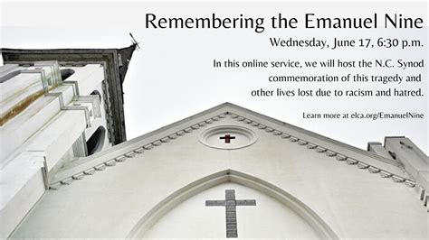 Service Of Repentance And Commemoration Of The Emmanuel Nine June 17