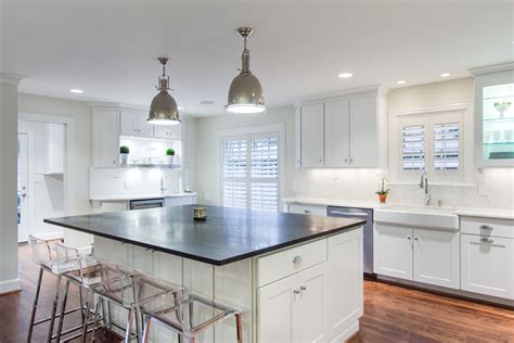 The blue cabinets had white paint showing through the paint on all lower cabinets. WOLF Classic Cabinets in Dartmouth White — Kitchen ...