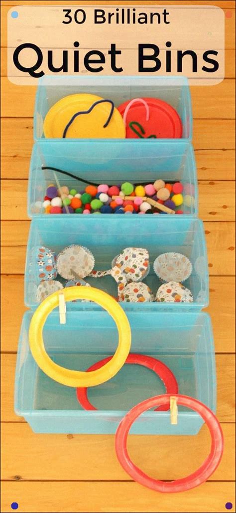 Easy Quiet Bin Ideas For Toddler And Preschoolers Independent Play