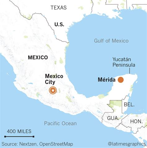 Downtown Merida Mexico Map