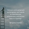 "Without continual growth and progress, such words as improvement ...