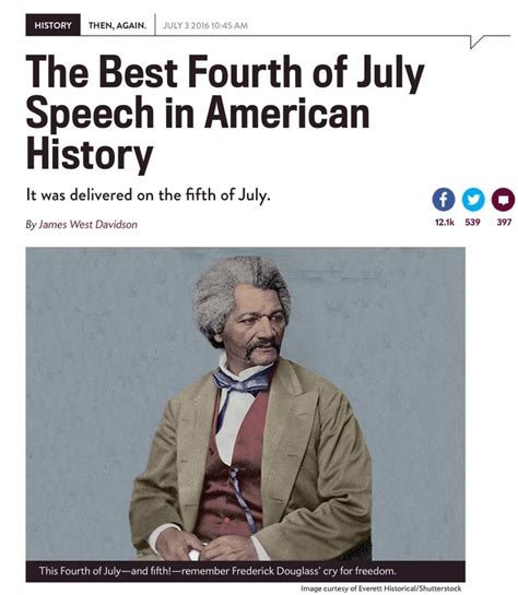 Frederick Douglass Fourth Of July Speech