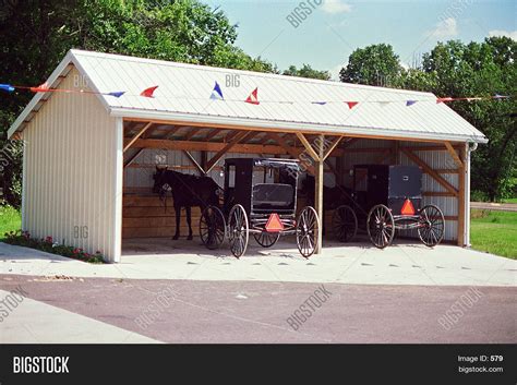 Amish Parking Image And Photo Free Trial Bigstock