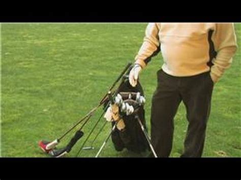 Make sure to empty the side pockets of your bag as well. Golf Equipment : How to Organize Golf Clubs in a Bag - YouTube