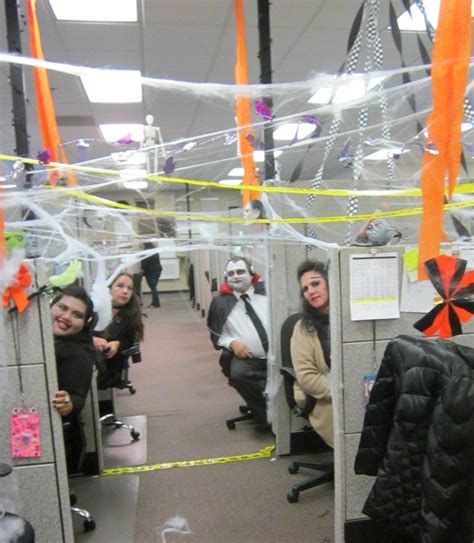 I was thinking of turning my cube in to a war bunker this weekend and dressing up as a soldier (there is a a $500 pool for best costum. 9 of the Best Office Halloween Ideas That will Boost Your ...