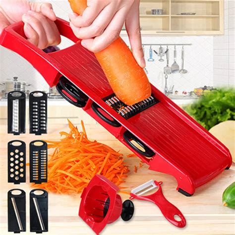 Multifunctional Vegetable Fruit Cutter Slicer Shredder Plastic Carrot