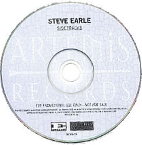Steve Earle Sidetracks Us Promo Cd Album Cdlp 213693