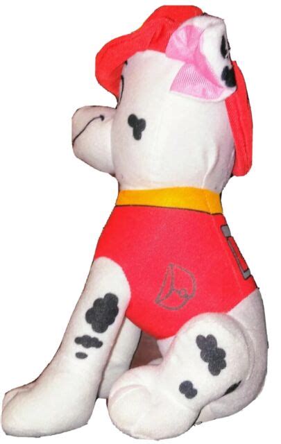 Nickelodeon Paw Patrol Fire Dog Plush Toy Animal Ebay
