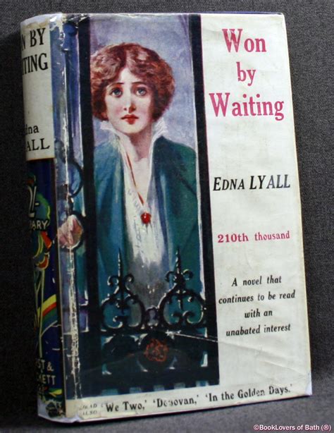 Won By Waiting By Edna Lyall [ada Ellen Bayly] Hardback In Dust Wrapper 1906 Booklovers Of