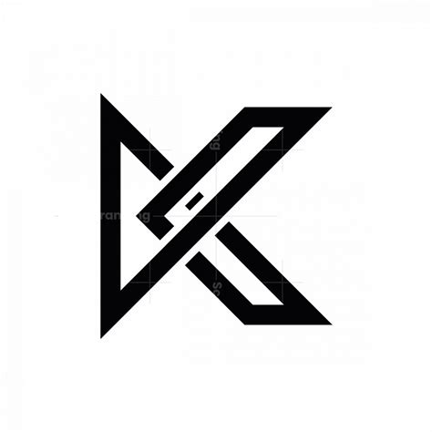 Letter K Unique Logo