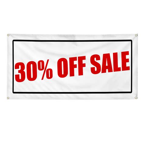 30 Off Sale Promotion Business 13oz Vinyl Banner Sign Ebay