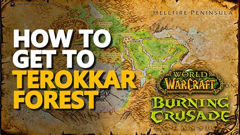 How To Get To Terokkar Forest Wow Tbc Classic Youtube