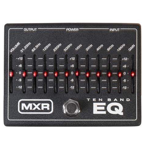Mxr M108 Pédale Eq 10 Bandes Pour Guitare Bax Music