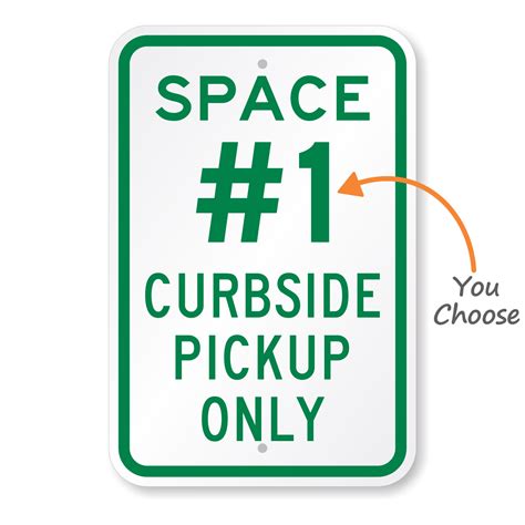Curbside Pickup LawnBoss Sign