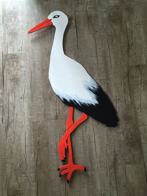 Storch schablone kostenlos neu storch vorlage zum ausdrucken. Storch aus Holz in 9711 Paternion for €25.00 for sale | Shpock