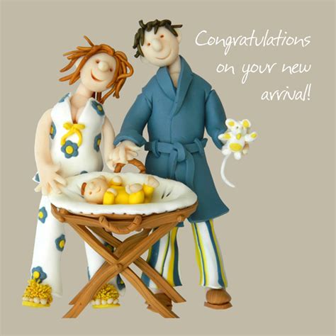 Congratulations New Arrival Greeting Card One Lump Or Two Cards