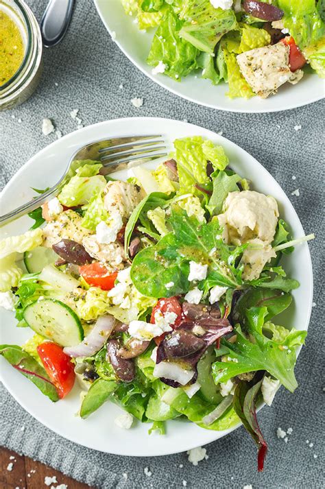 Simple Greek Chicken Salad Recipe Bound By Food