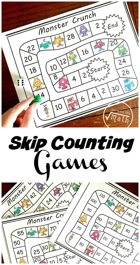 Grab These Skip Counting Games For The Classroom Practice 2s To 15s