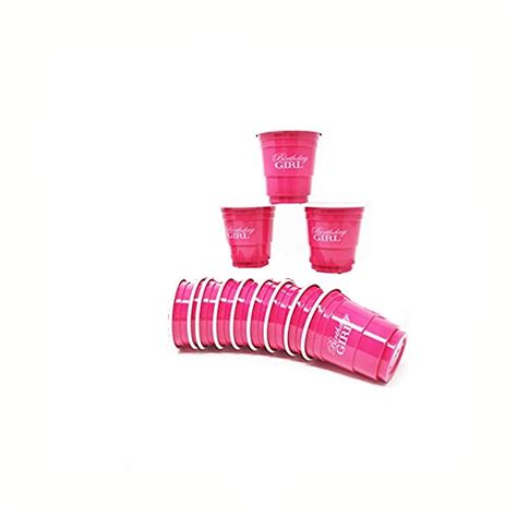 Each one is a disposable shot glass so no clean up time needed. Buy Plastic Shot Glasses Pink Birthday Girl Mini Solo Cup ...