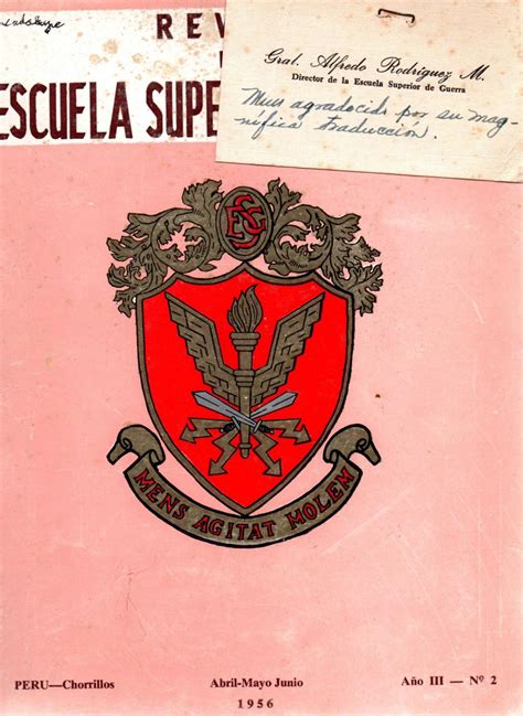 Revista De La Escuela Superior De Guerra By Collectif Good Soft Cover