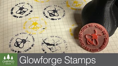 Making Stamps On A Glowforge How To Youtube