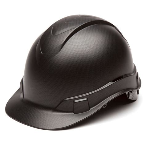 Pyramex Ridgeline Graphite Full Brim 4 Point Ratchet Hard Hat Hp54117