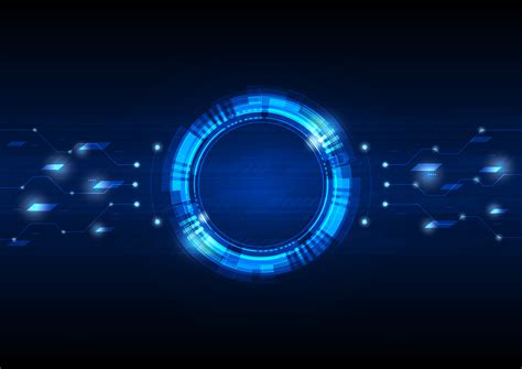 digital circle Technology background - Download Free Vectors, Clipart ...