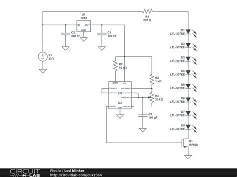 Led Blinker Circuitlab