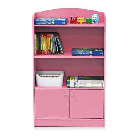 Furinno Kidkanac Bookshelf With Storage Cabinet Multiple Finishes