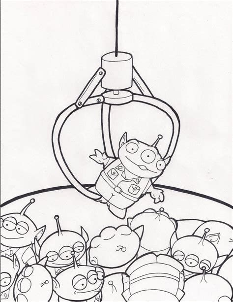 Toy Story Alien Coloring Page At Free Printable