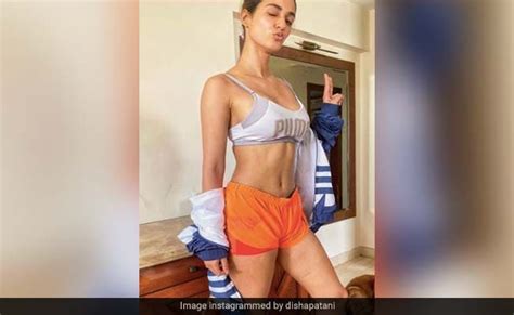 On Disha Patanis Workout Post Tiger Shroffs Mom Ayesha Left This Comment