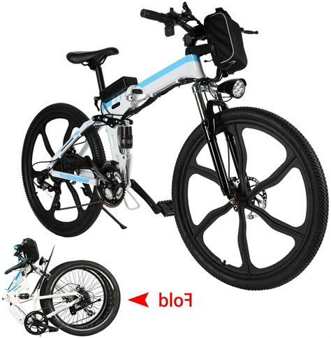 26 Folding Electric Mountain Bike Ebike 21 Speed