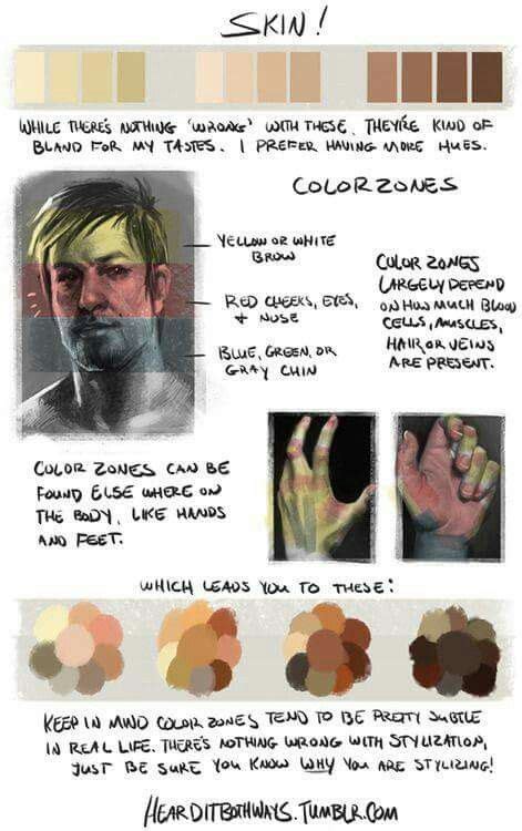 Colour Scheme Of Hands 2d Pinterest Tutorials Art