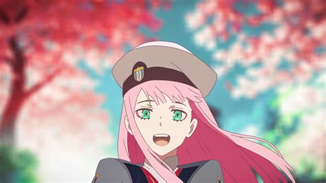 Explore the 732 mobile wallpapers associated with the tag zero two (darling in the franxx) and download freely everything you like! darling in the franxx zero two with brown hat with ...